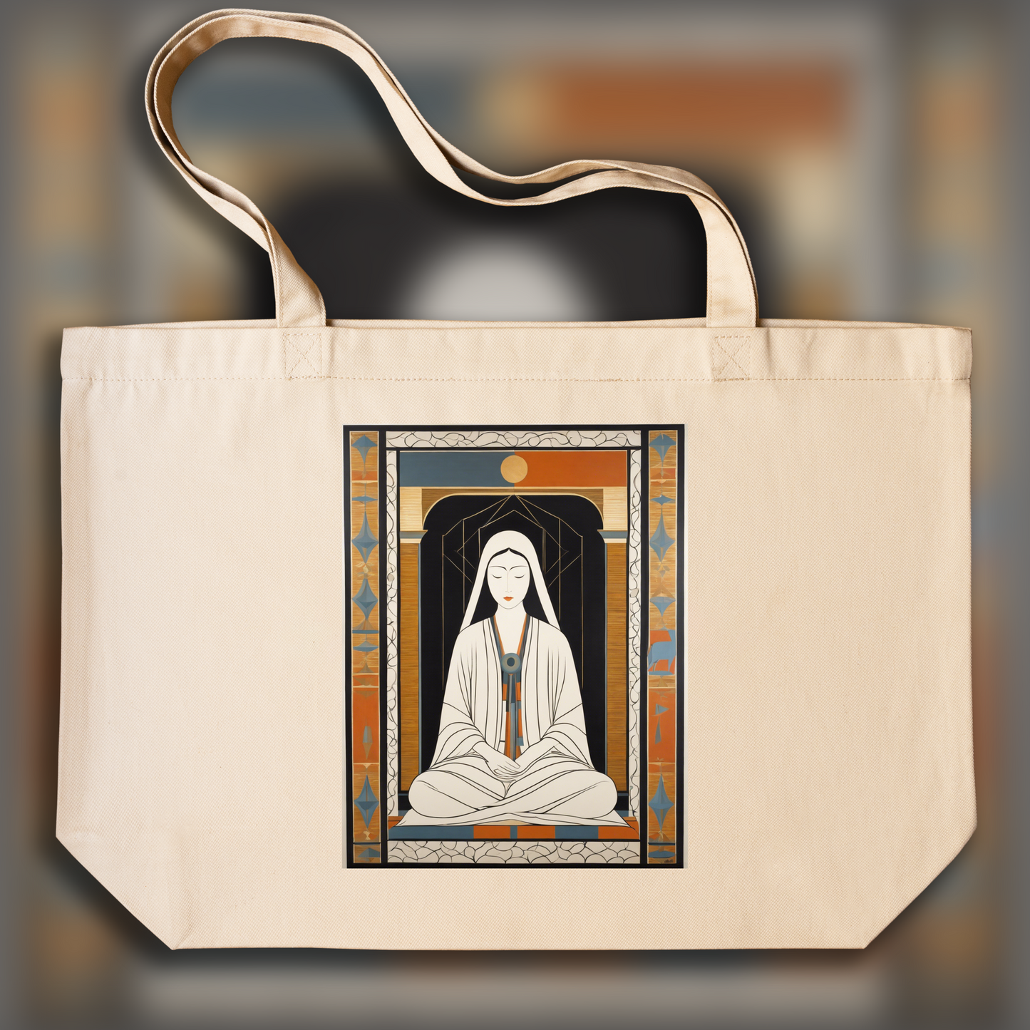 Tote bag - Dreamlike and transcendent contemporary American painting, Astrology, virgo sign - 3569269455