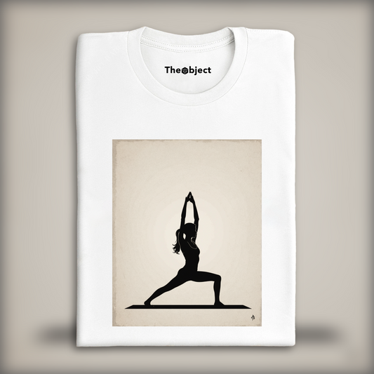 T-Shirt - Minimalist drawing, Yoga - 580808762