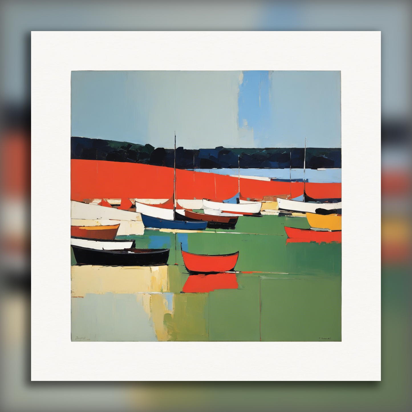 Affiche - Nicolas de Staël, Lac - 3778662716