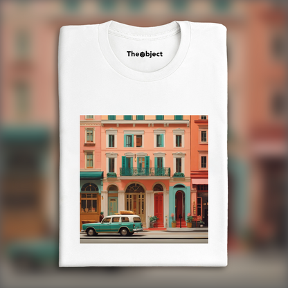 T-Shirt - Symmetrical cinematography with a clean color palette, Street - 71001335