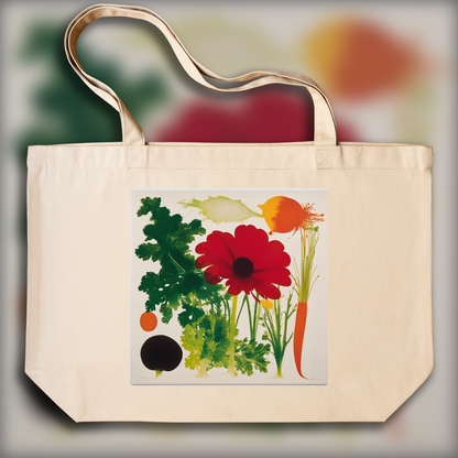 Tote bag - ZERO movement, German kinetic art, Vegetables - 2601571410