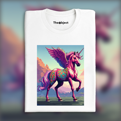 T-Shirt - Pixel art, Licorne - 1267511537