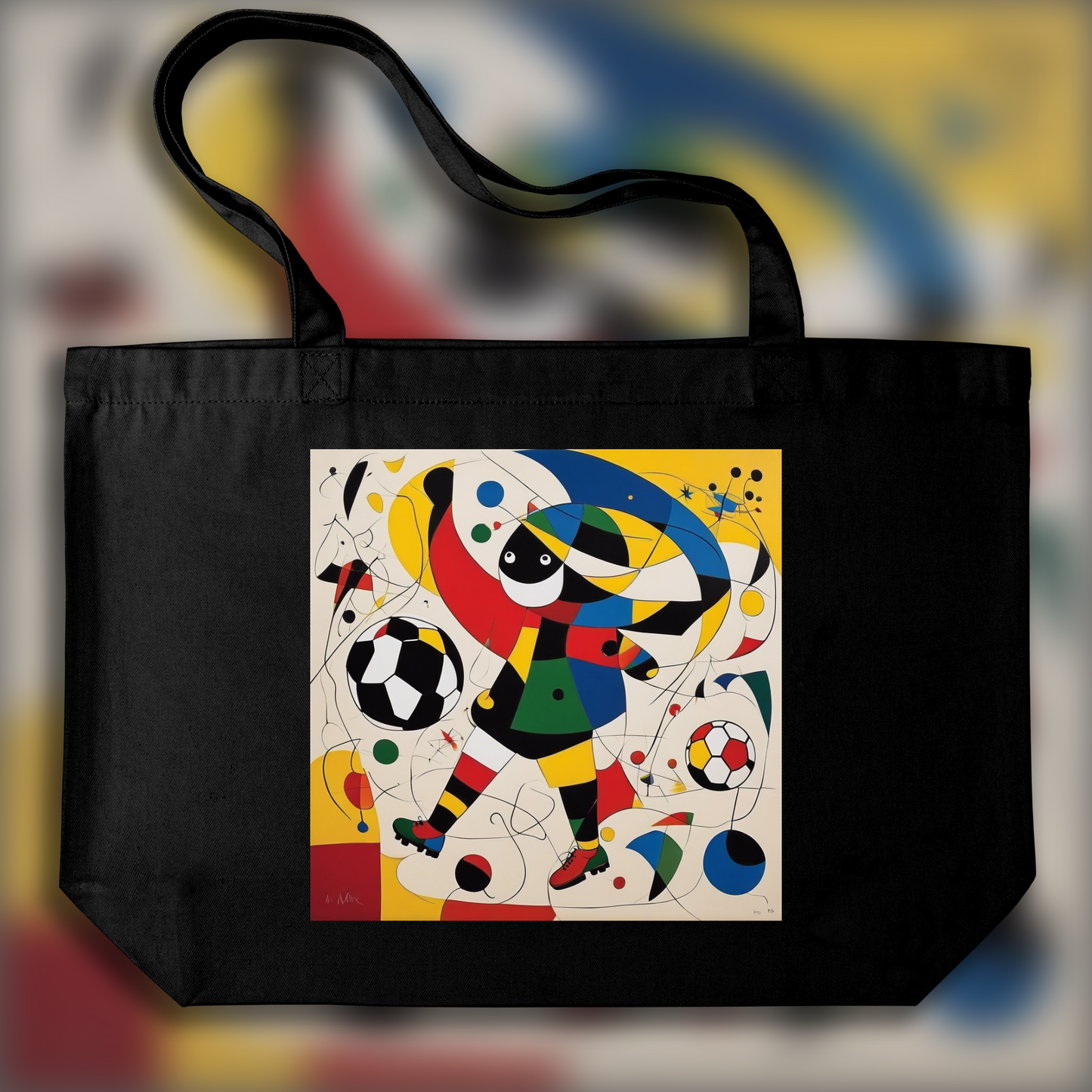 Tote bag - Catalan surrealist movement, Soccer - 4182731089