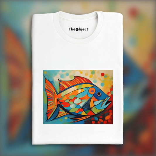 T-Shirt - Lyrical abstraction, Fish - 971858492