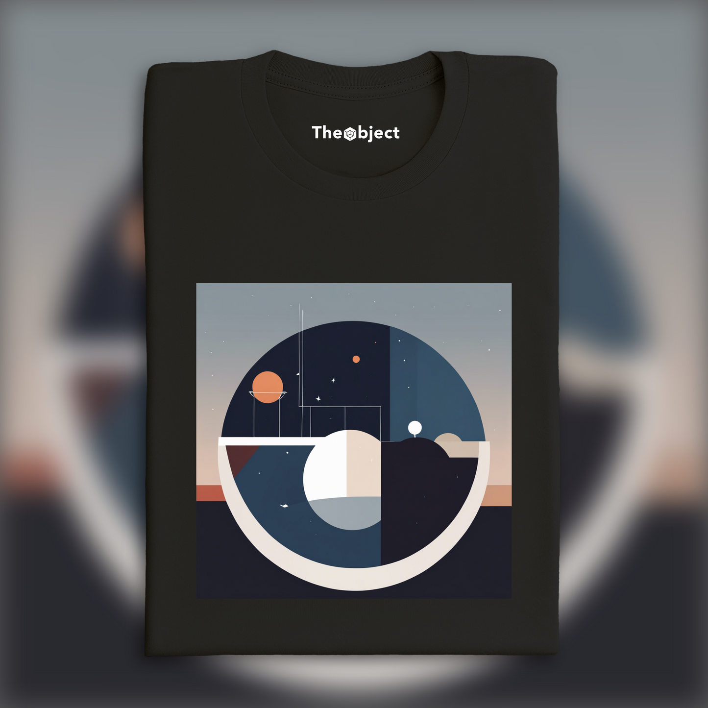 T-Shirt - Minimalist abstract art, Astronomy - 4072758124