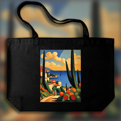 Tote bag - Paysages alliant couleurs fauves et formes audacieuses, Italie - 2550914116