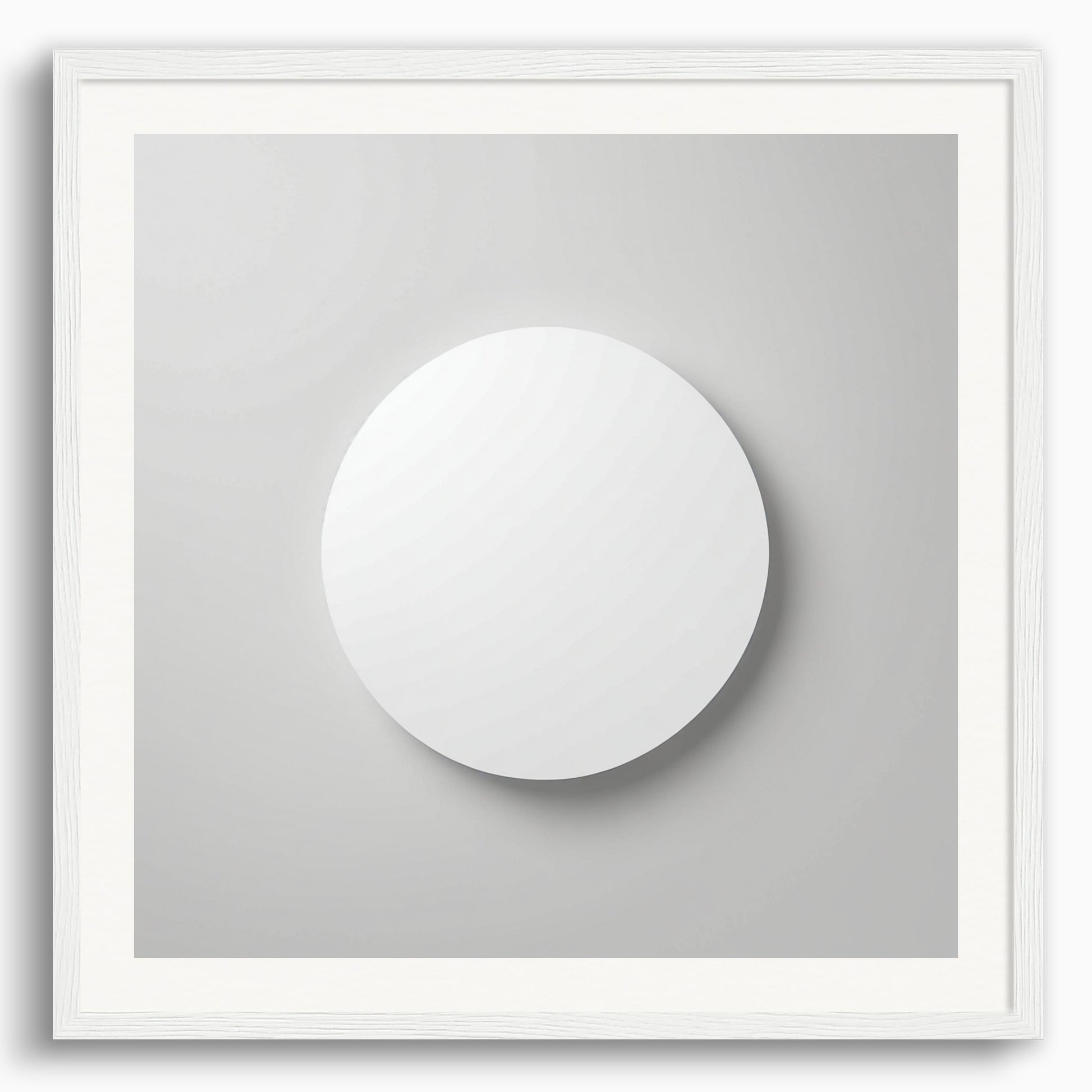 Poster: Minimalism art, a circle