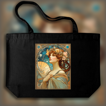 Tote bag - Enchanting fusion of ornate lines and flowing shapes, Astrology - 4098937399