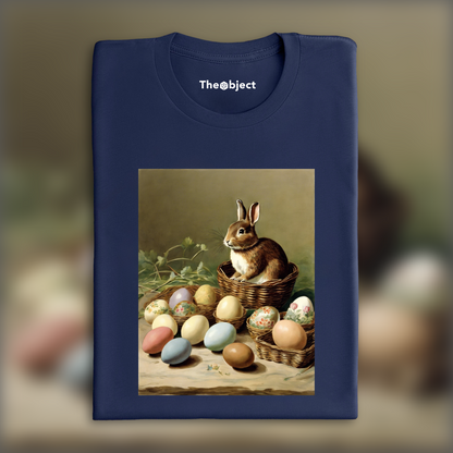 T-Shirt - Charming tales, delicate British watercolors, Chocolate eggs  - 2677289440