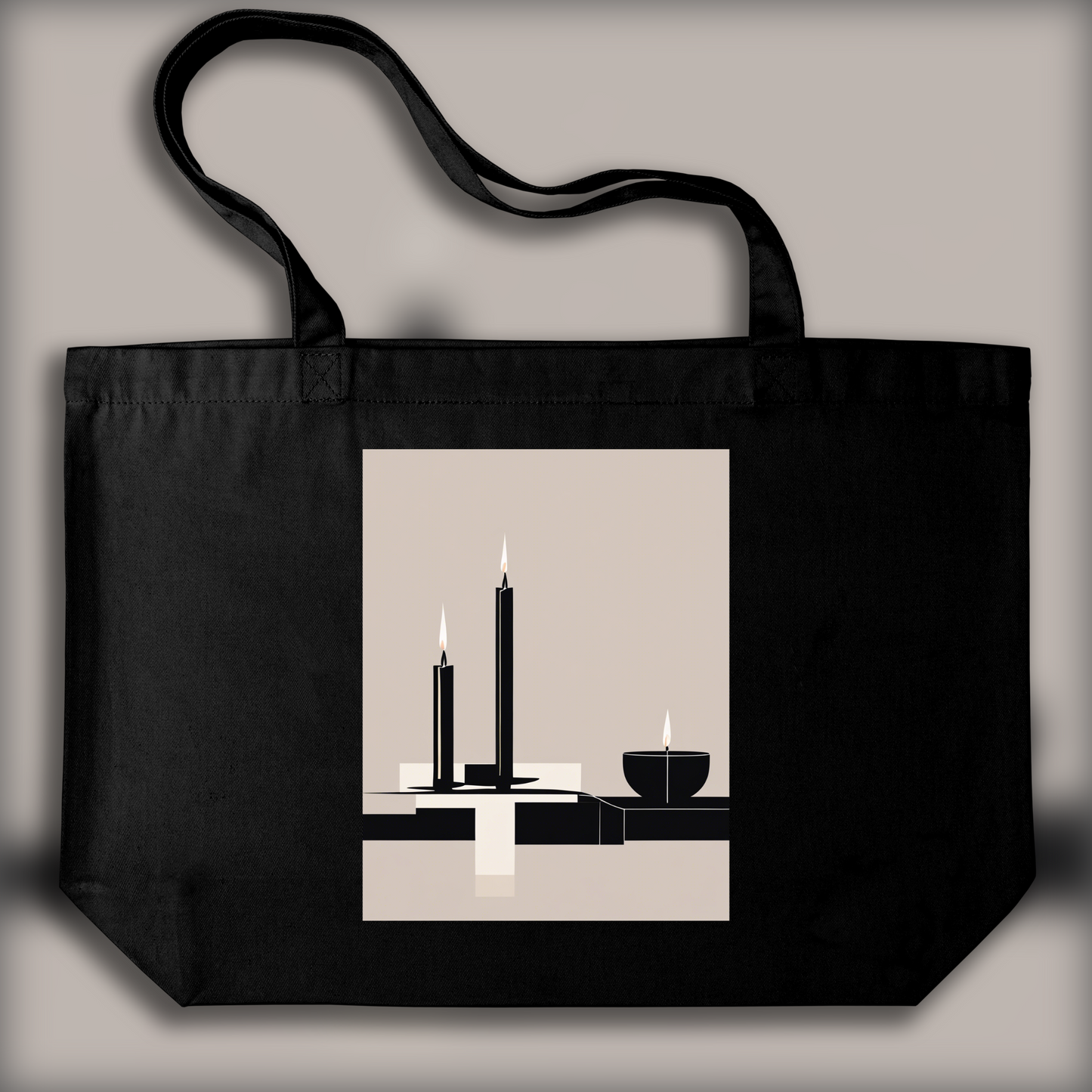 Tote bag - Neo-minimalism, Candle - 680242211