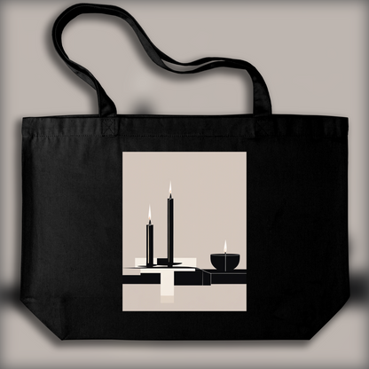 Tote bag - Neo-minimalism, Candle - 680242211