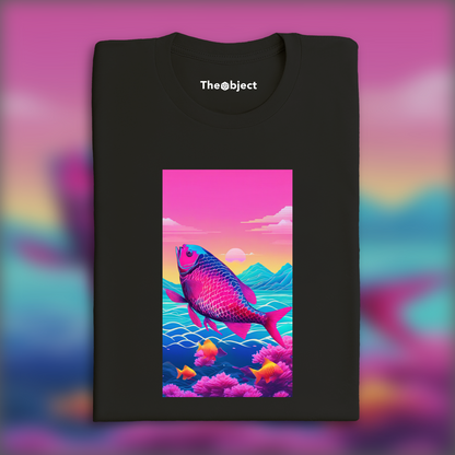 T-Shirt - Vaporwave, Fish - 2557514725