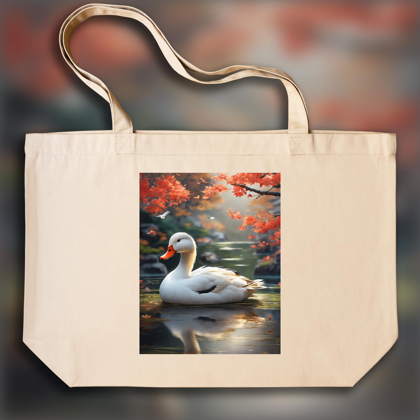 Tote bag - japanese cartoon, Canard  - 720486181