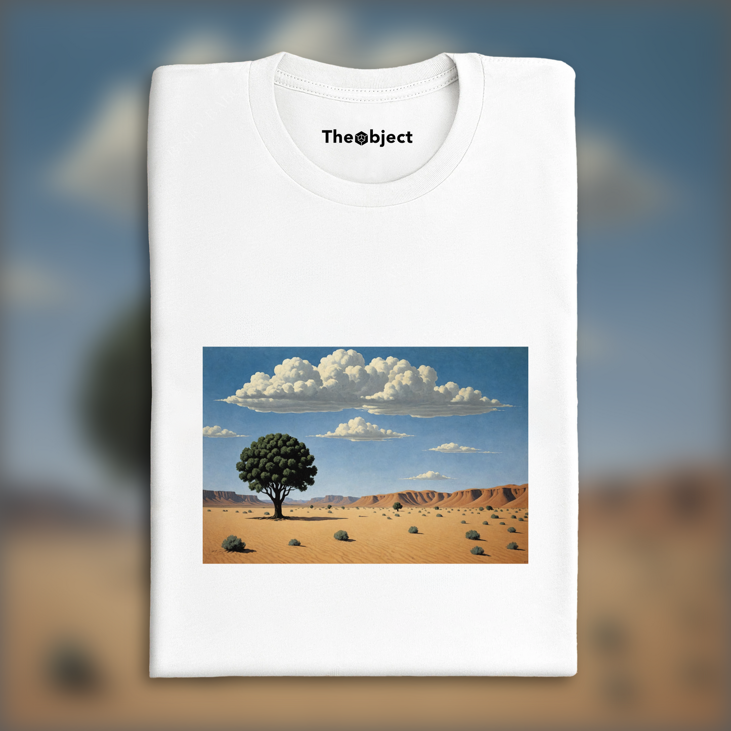 T-Shirt - Belgian surrealism, Desert - 1046193480