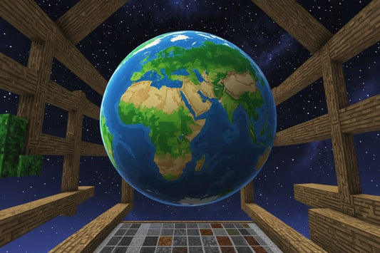 Image - Minecraft, the globe in space - 2042666331