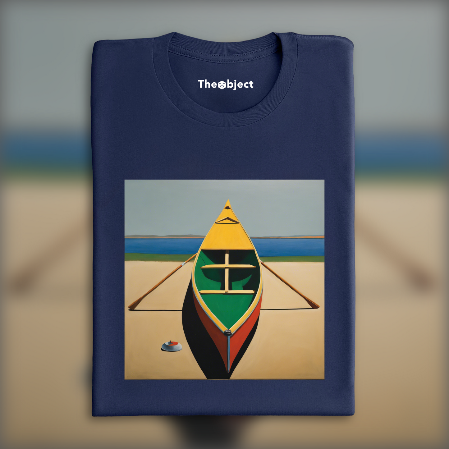 T-Shirt - Scottish Abstract Expressionism Painting, Canoe - 2467711881