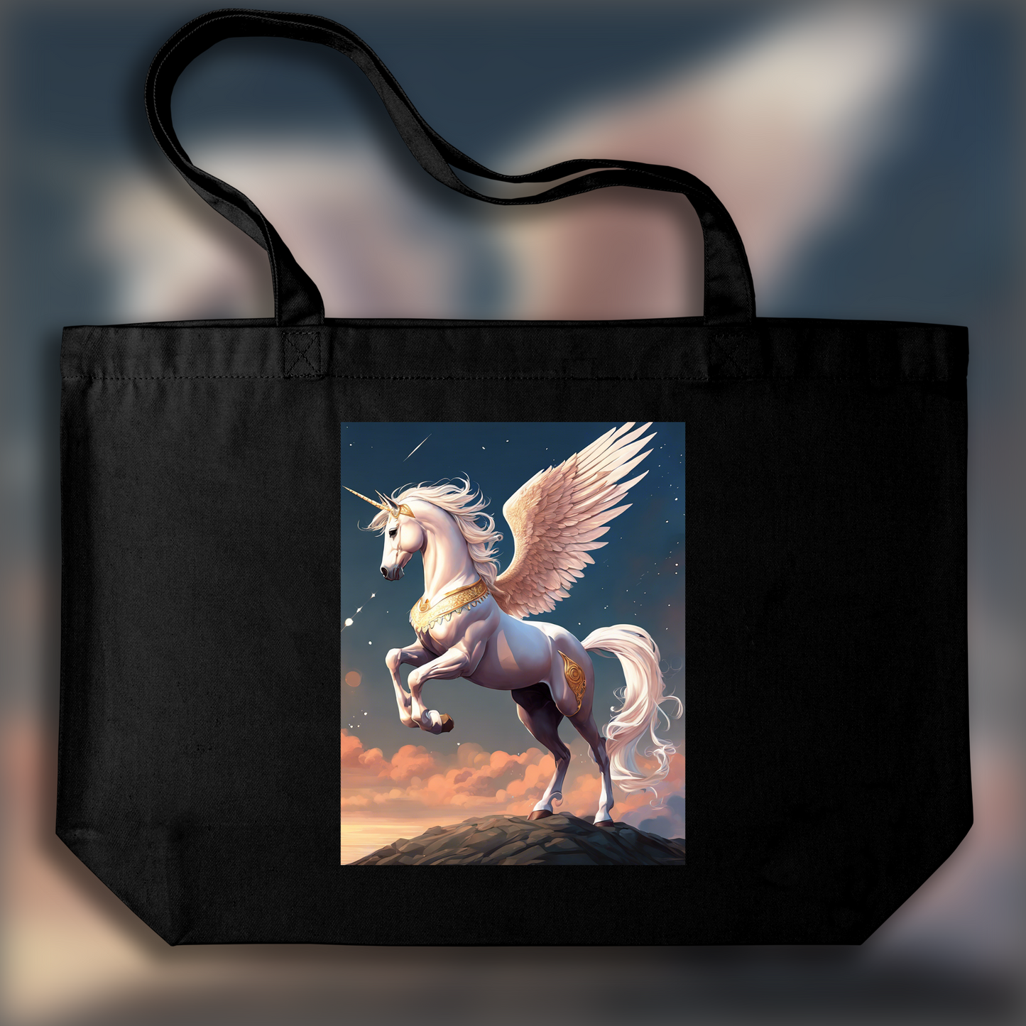 Tote bag - Lo-fi, Unicorn - 1120851883