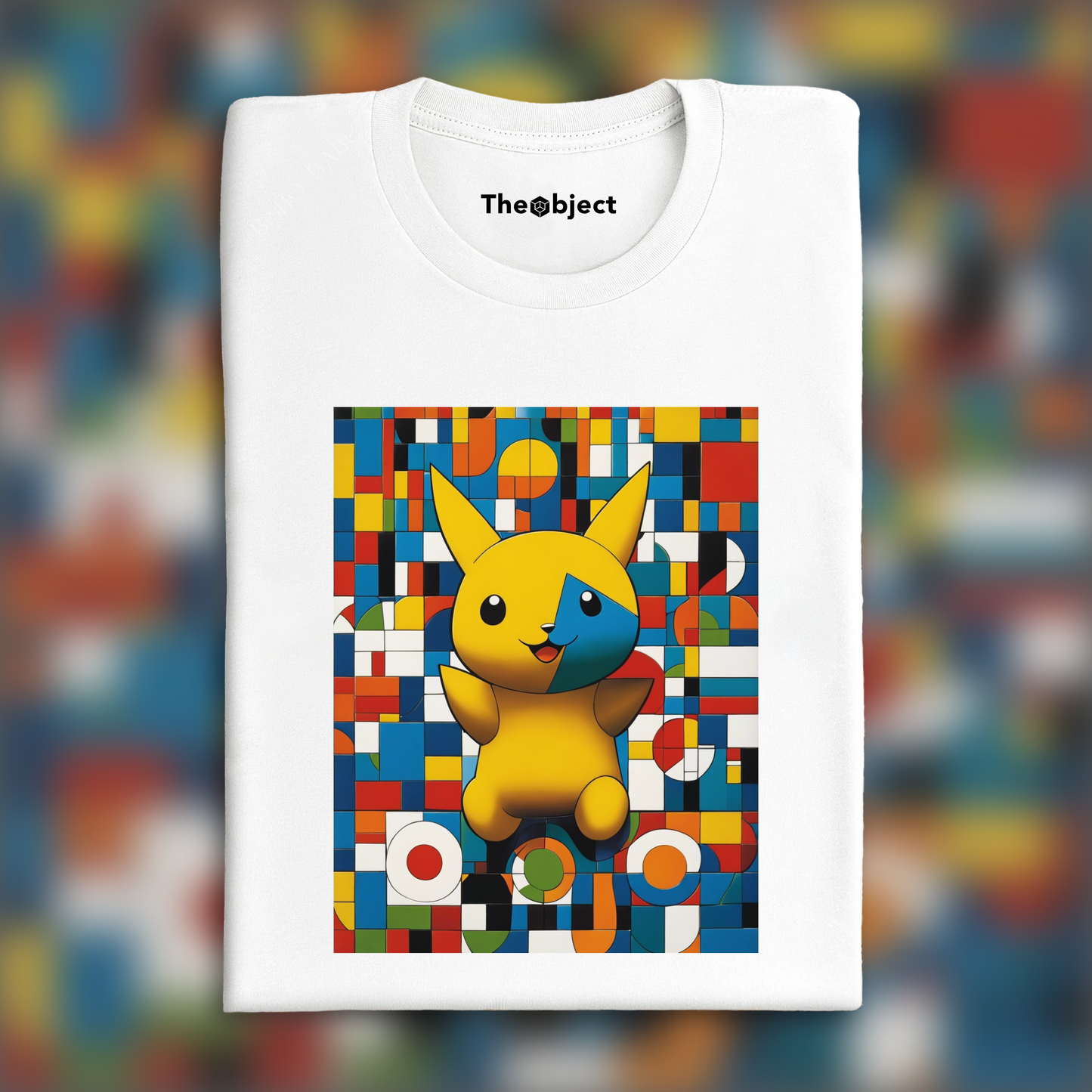 T-Shirt - Abstractions, geometric compositions in landscapes, Pokémon - 3429190399