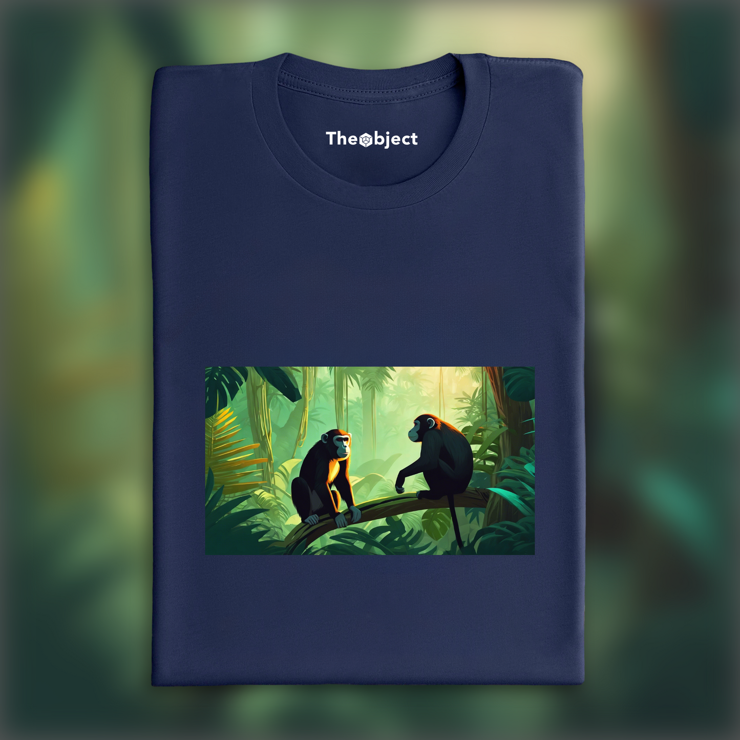 T-Shirt - Jungle tropicale, A monkey in the jungle - 1427186084