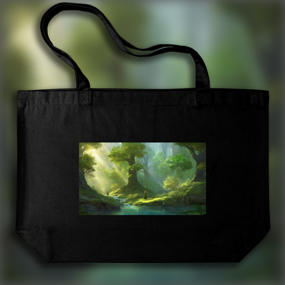 Tote bag - Fantasy, Magical elven forest - 921434931