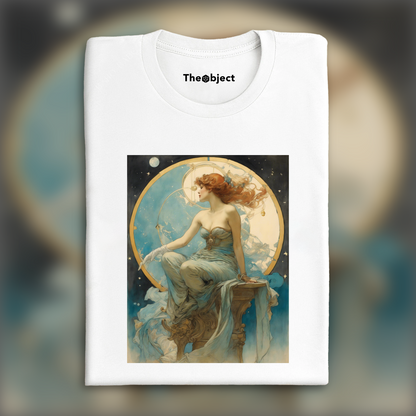 T-Shirt - Provocative Baudelairean scene, eroticism and macabre symbolism, Astrology, Aquarius sign - 2310600653