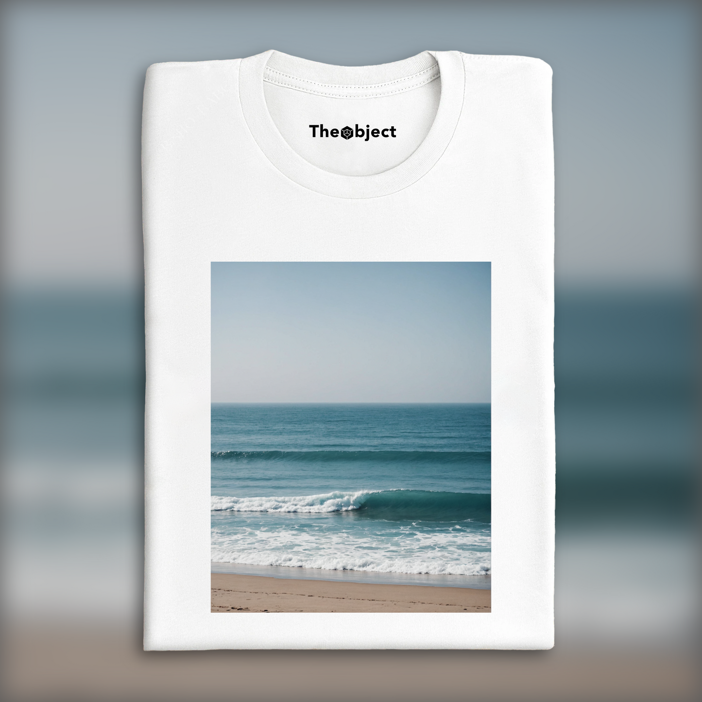 T-Shirt - Minimalist art, Ocean - 3803856559