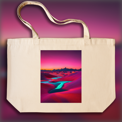 Tote bag - Photolab luminescent neon, Exoplanet landscape - 748124264