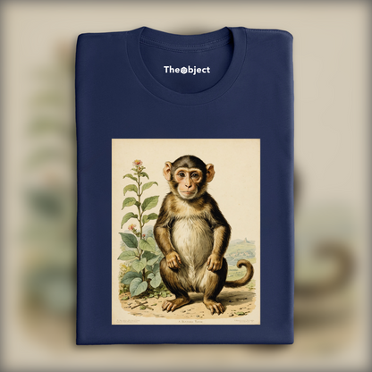 T-Shirt - Contes charmants, délicates aquarelles britanniques, Singe - 2270210448