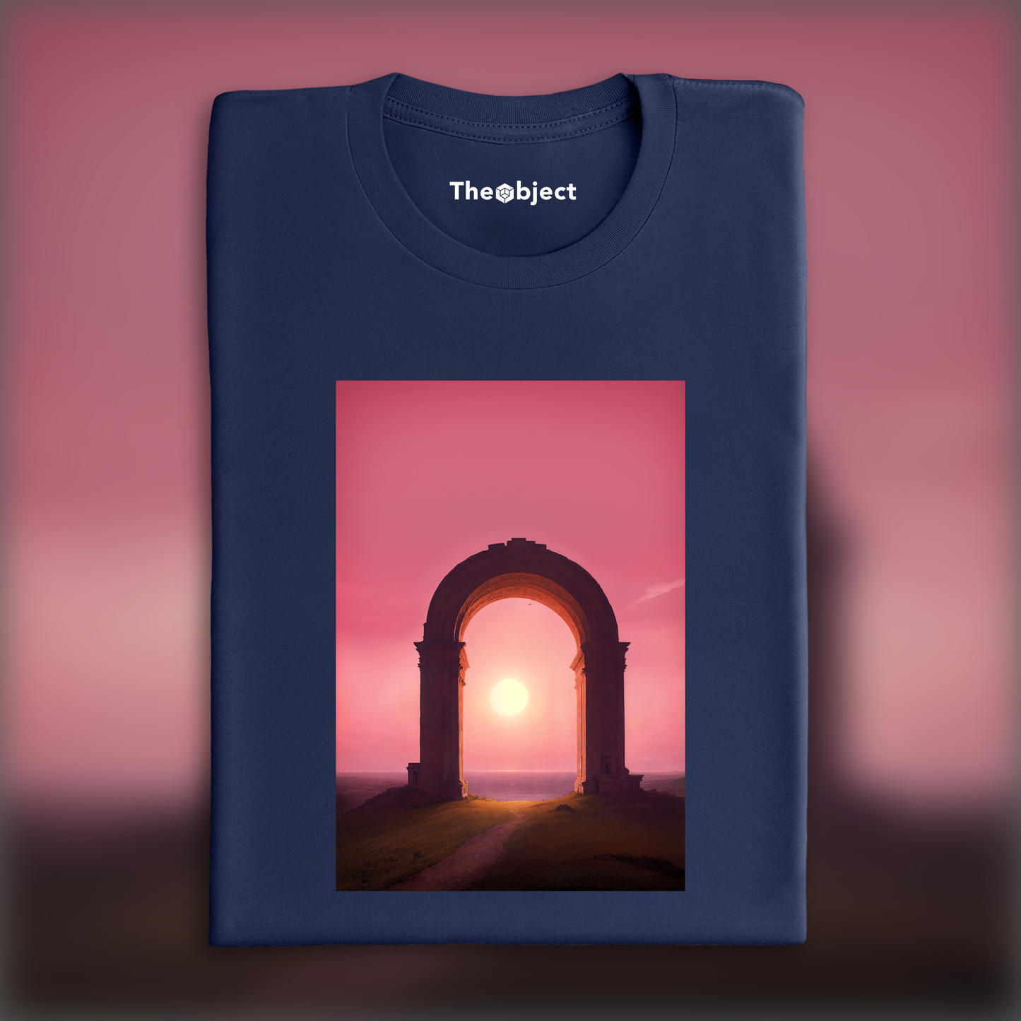 T-Shirt - The spent sunpasses out beneath an arch, Charles Baudelaire