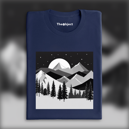 T-Shirt - Black Forest Gothic, Mountains - 922683790