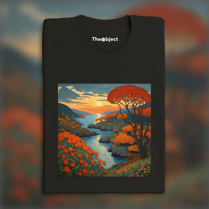 T-Shirt - Mystical symbolism with organic shapes, Flowers of venis - 594340720