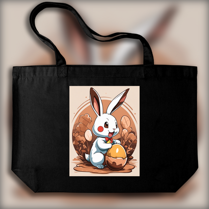 Tote bag - Pokémon , lapin avec oeuf en chocolat - 2217858288