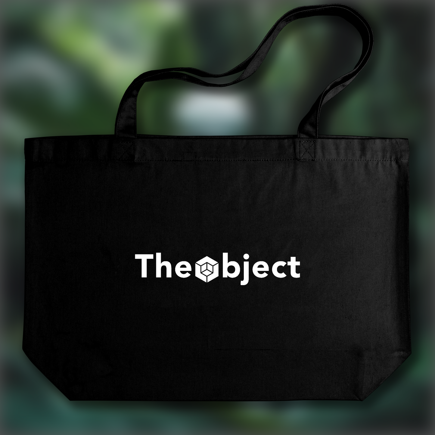 Tote bag - Realistic photography, a white ghost in the shell cyborg in the Seychelles jungle - 1984188090