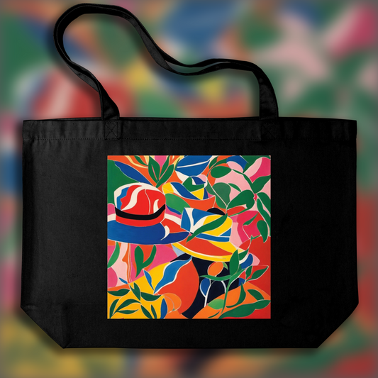 Tote bag - Formes expressives et abstraites, sensibilité décorative, Chapeau - 3475954186