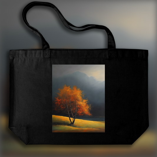 Tote bag - LONELINESS" REVERBERATION , Landscape - 3292154012