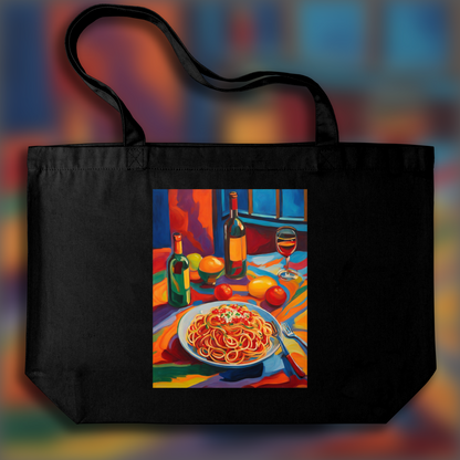 Tote bag - Fauvism, Spaghetti pasta - 1025432005