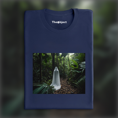 T-Shirt - Realistic photography, Ghost in The Seychelles in jungle - 3170789856