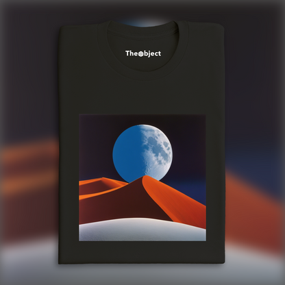 T-Shirt - Abstractions, geometric compositions in landscapes, Moon - 493401911