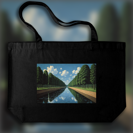 Tote bag - Belgian surrealism, River - 2990095797