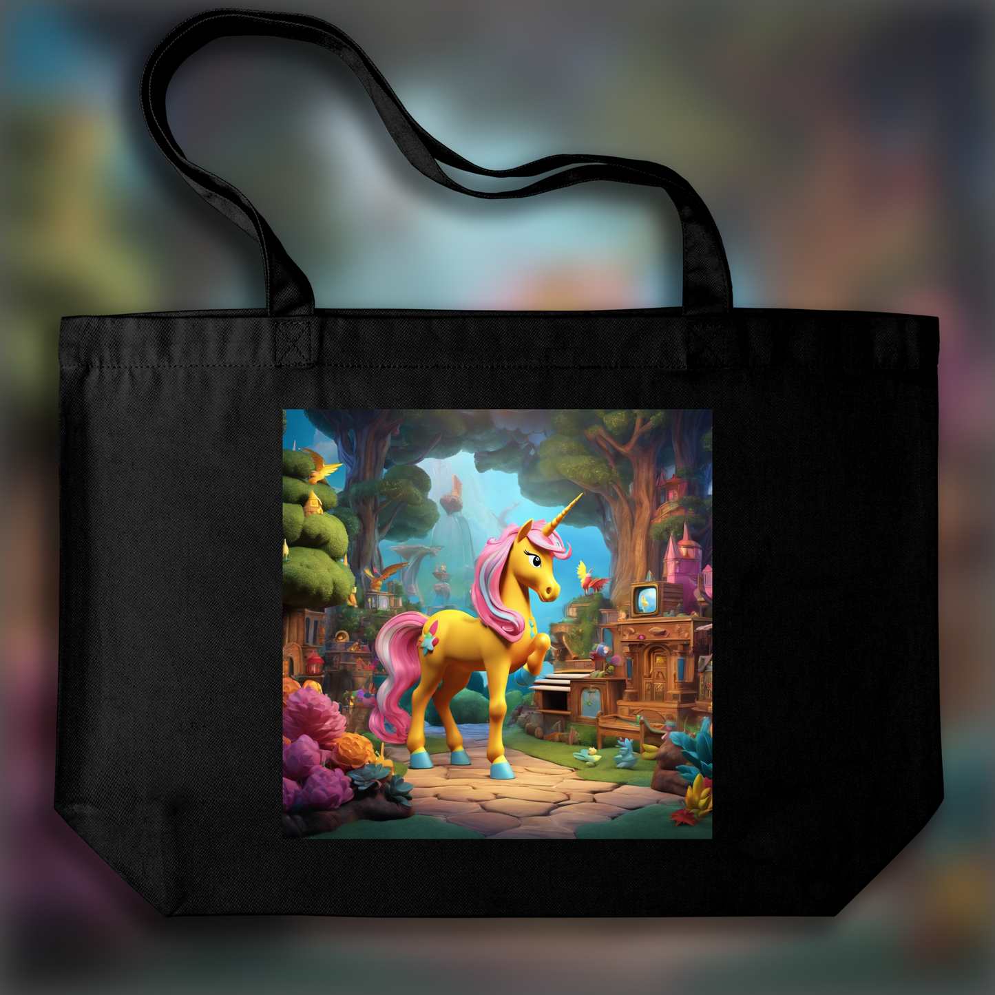 Tote bag - Children's TV program, Unicorn - 1431009350