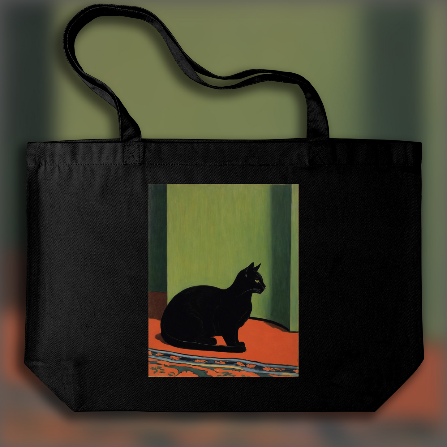 Tote bag - Nabi art movement, Cat - 1785769013