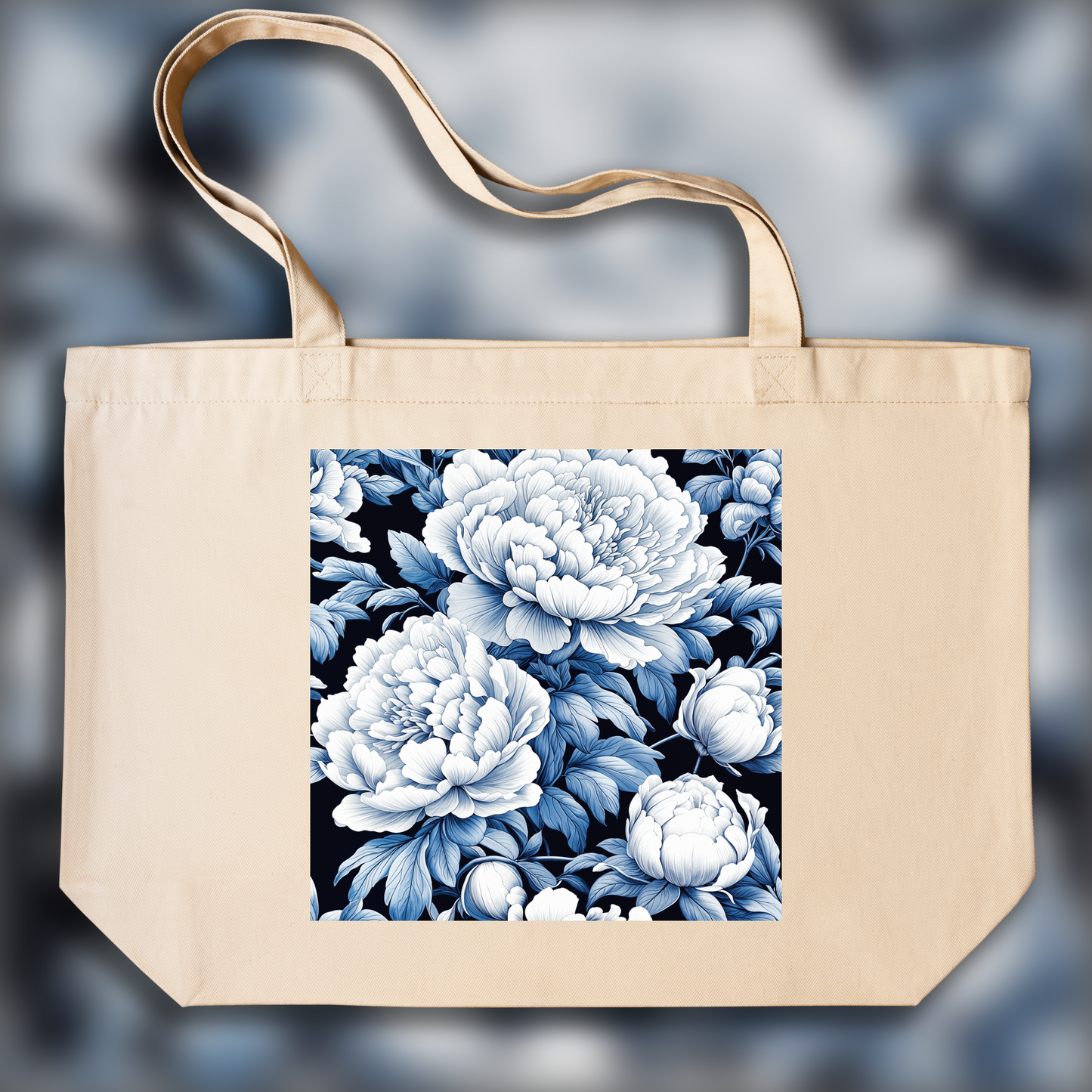 Tote bag - Peonies