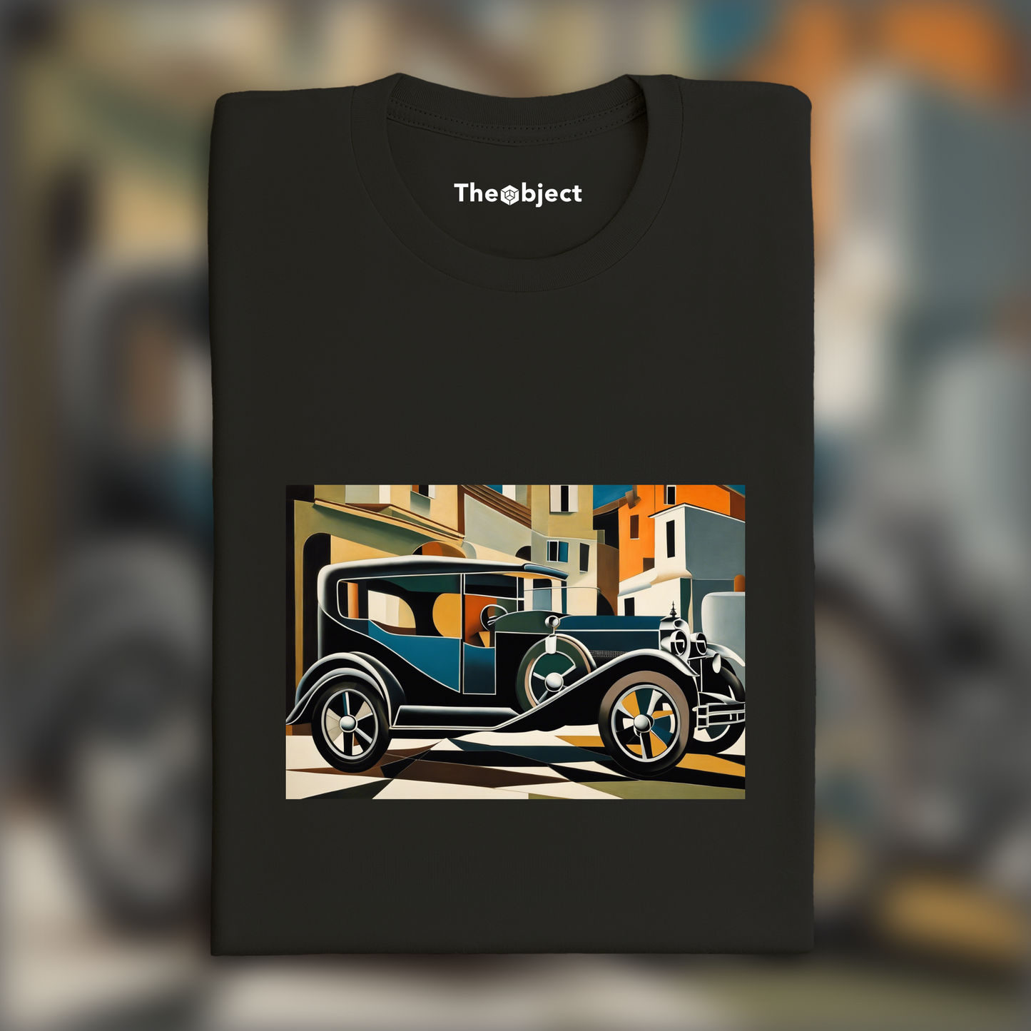 T-Shirt - Cubism with geometric precision, Car - 1938256568