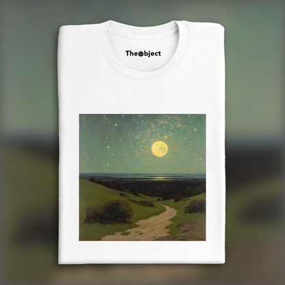 T-Shirt - Peinture tonaliste, poétique et évocatrice aux tons sourds, Astronomie - 3911422926