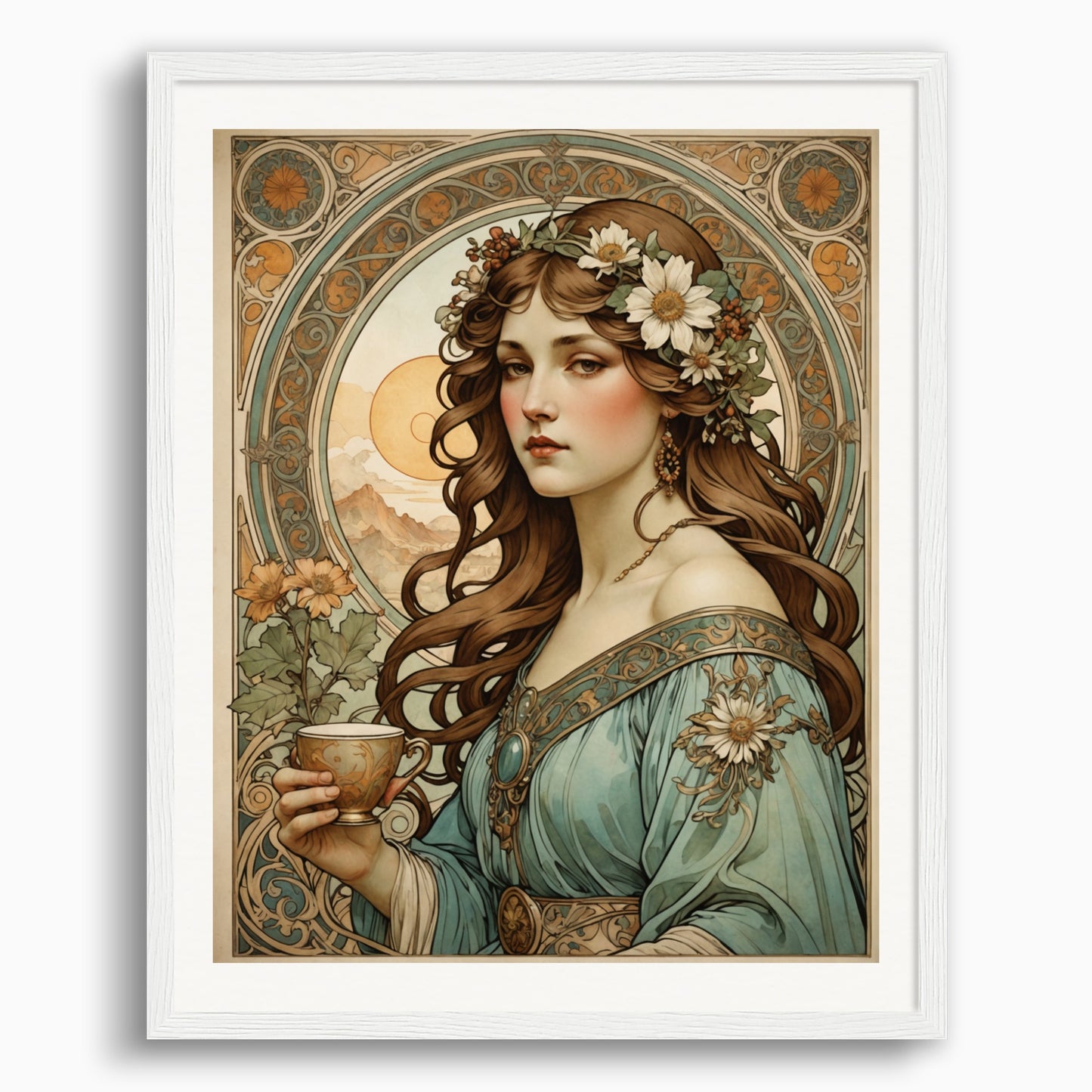 Poster: Mucha, Coffee