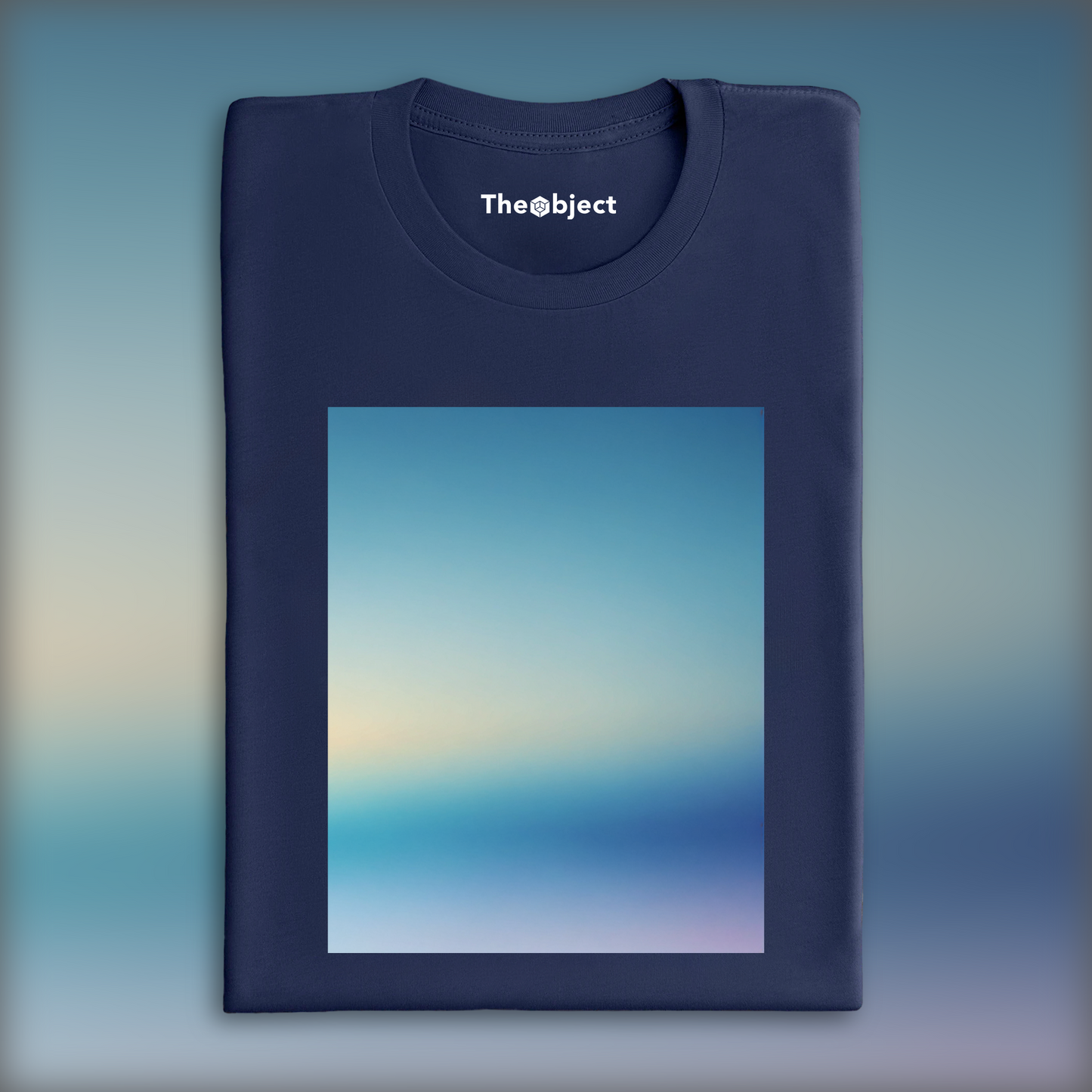 T-Shirt - Soothing Abstract Gradients, blue sky - 994129887