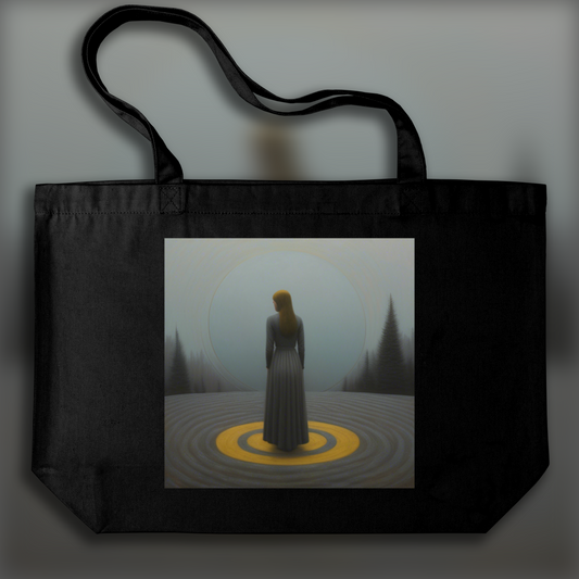 Tote bag - Réalisme narratif sombre américain contemporain, Cercles - 1192376142