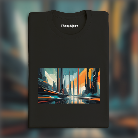 T-Shirt - Lyrical abstraction, Futuristic city - 1194183994