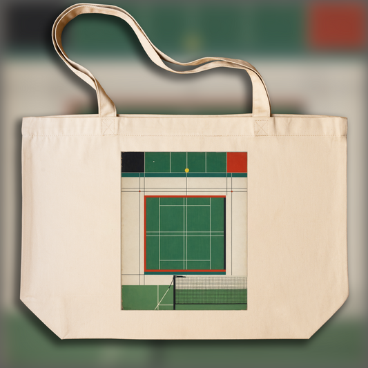 Tote bag - Art Bauhaus, Court de tennis - 161506091