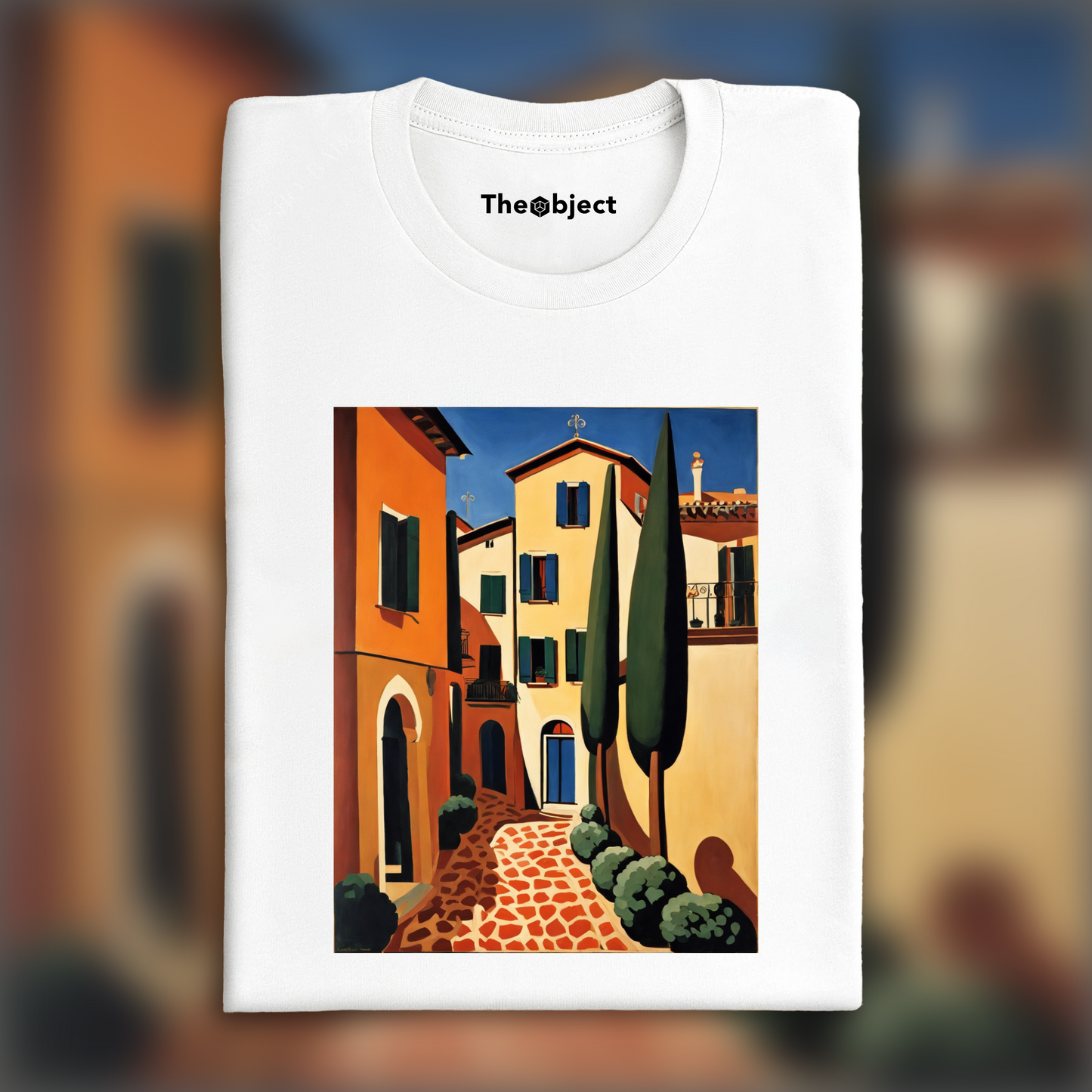 T-Shirt - Paysages alliant couleurs fauves et formes audacieuses, Italie - 1129098560